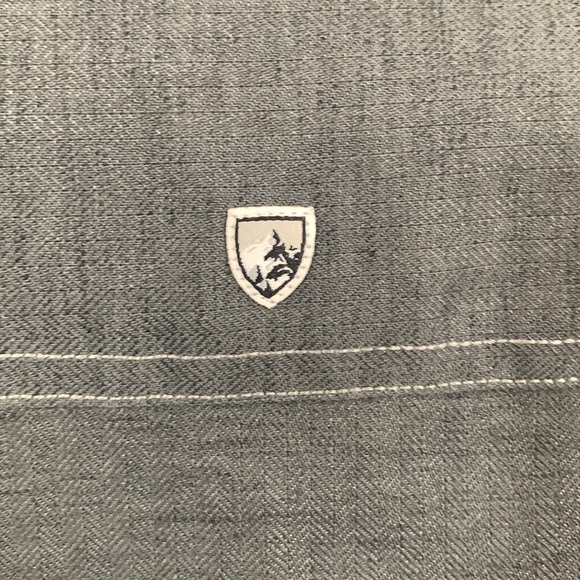 Kuhl Mountain Grown Gray Long Sleeve Gray Button Up Shirt size L - Picture 7 of 13